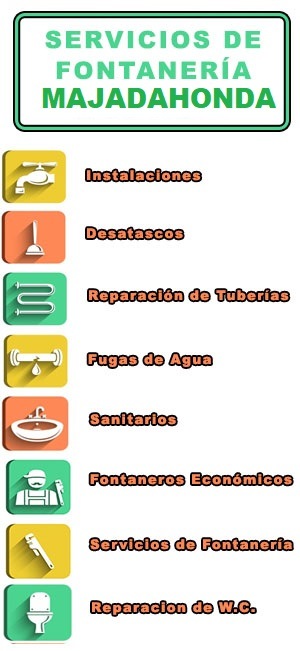 servicios de fontaneria en majadahonda