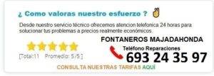 fontanero Majadahonda precio